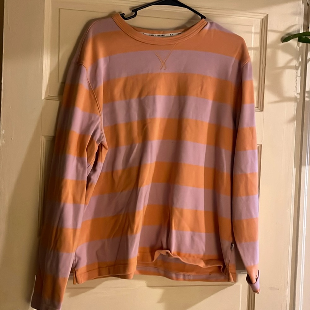 Free Assembly Striped sweatshirt